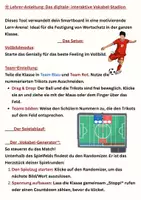 Vorschau - Spiele - Schulmaterialien DAZ Klassenspiel im Fußballstadion – interaktives digitales Wortschatztraining - Seite 2