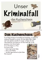 Vorschau - Aufgabenkarten - LESEKRIMI - Kuchenchaos - Seite 2