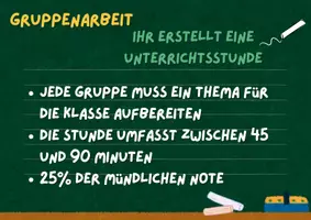 Vorschau - Arbeitsblätter - Eine Unterrichtsstunde erstellen, Vorbereitung ZAA Deutsch - Deckblatt