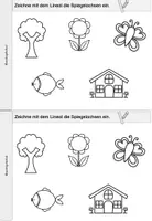 Vorschau - Arbeitsblätter - Symmetrie Mathematik | Spiegeln & Symmetrieachsen Klasse 3-4 - Seite 3