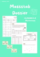 Vorschau - Arbeitsblätter - Dossier Massstab - Vergrössern und Verkleinern - Klassen 5,6,7,8 - Deckblatt