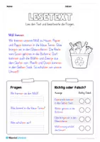 Vorschau - Arbeitsblätter - Lesetexte in Silbenschrift mit Fragen (2. & 3. Klasse) - Seite 2