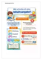 Vorschau - Arbeitsblätter - Kalendergeschichten zusammenfassen Merkblatt, Aufgaben mit Lösung - Seite 1
