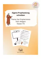 Vorschau - Arbeitsblätter - Eigene Prophezeiung schreiben - Propheten (Klasse 7-8) - Deckblatt