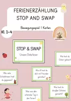 Vorschau - Spiele - Ferienerzählung Osterferien Stop and Swap - Deckblatt