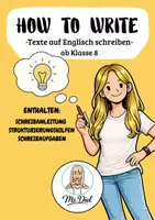 Vorschau - Arbeitsblätter - How to write- Wie schreibe ich Texte? - Deckblatt