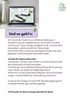 Vorschau - Arbeitsblätter - Lernweg "Lernstraße" Sinntransparenz Vorlage Lernschritte Unterrichtseinheit - Seite 1