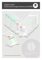 Vorschau - Arbeitsblätter - Kinderschutzorganisationen (mit Differenzierung) - Deckblatt