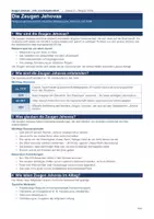 Vorschau - Arbeitsblätter - Zeugen Jehovas (Infotext mit Aufgaben und Lösungen) - Seite 1