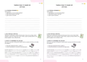 Vorschau - Arbeitsblätter - Diario de lectura (Lesetagebuch Spanisch Jg. 7-9) - Seite 2