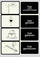 Vorschau - Bildkarten - 26 Perfekt Kärtchen mit alltäglichen Verben - Deckblatt