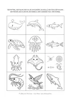 Vorschau - Spiele - Paare finden – Tiere im offenen Meer | Merkspiel (12 Karten) - Seite 1