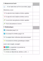 Aperçu - Fiches - Bilan de progrès grande section de maternelle (GS) (annuel) - Page 1