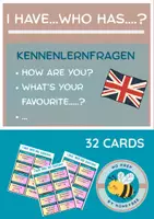 Vorschau - Arbeitsblätter - I have who has? Kennenlernfragen How are you? Where are you from?... - Deckblatt