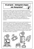 Vorschau - Arbeitsblätter - Künstliche Intelligenz KI Gaming Klasse 6 7 - Seite 2