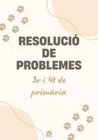 Vista previa - Hojas de trabajo - Resolució de problemes 3r i 4t de primària - Portada