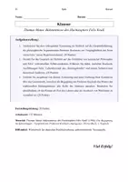Vorschau - Arbeitsblätter - Klausur: Thomas Mann – F. Krull (Speisewagenszene) inkl. EWH & Differenzierungsmaterial - Seite 1