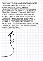 anteprima - Esercizi - Ripasso Matematica Classe Quinta Kit completo pronto da stampare (1) - Pagina 1