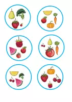 Vorschau - Spiele - Doppelgängerspiel Obst und Gemüse/ fruits and vegetables - Deckblatt