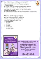 Vorschau - Mal- und Bastelvorlagen - Die Emmausjünger auf dem Weg nach Emmaus - Fingerpuppen zur Bibel - Seite 3