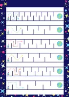 Vista previa - Hojas de trabajo - Misión Espacial: Cuaderno de Grafomotricidad y Primeras Matemáticas - página 2