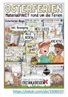 Vorschau - Arbeitsblätter - Osterferien Bingo - Finde jemanden, der / die ... (+ Basteln) Spiel - Seite 1