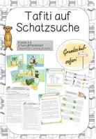 Vorschau - Arbeitsblätter - Lesespaziergang Tafiti auf Schatzsuche Differenziert - Deckblatt