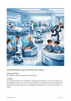 Vorschau - Stundenentwürfe - B2 - Wimmelbild - High-Tech Medizin - Deckblatt