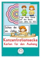 Vorschau - Aufgabenkarten - Konzentrationsecke - Deckblatt
