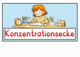 Vorschau - Aufgabenkarten - Konzentrationsecke - Seite 1