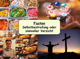 Vorschau - Stundenentwürfe - Fasten - Selbstbestrafung oder sinnvoller Verzicht - Deckblatt