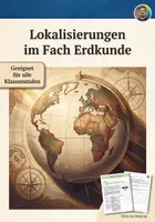 Vorschau - Arbeitsblätter - Lokalisierung im Erdkundeunterricht: Schritt-für-Schritt Anleitung & Arbeitsblatt (Ruhrgebiet) - Deckblatt