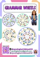 Vista previa - Tarjetas / Manipulativos - grammar wheel oposinglescammadrid_ - Portada