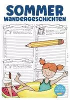 zapowiedź - Řetězové příběhy – léto | kreativní psaní v němčině Deutsch Kreatives Schreiben im Sommer - obwoluta