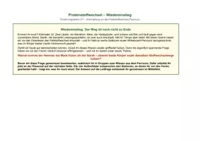 Vorschau - Unterrichtsreihen - Placemat Fettstoffwechel-Parcour - Kontext Hammermann bei 32km - Seite 1