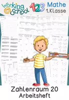 Vorschau - Arbeitsblätter - Zahlenraum 20 Arbeitsheft | Mathe Klasse 1 Grundschule - Deckblatt