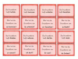 Vorschau - Spiele - Kl.2: Lesespiel Verben (regelmäßig und unregelmäßig) - Seite 2