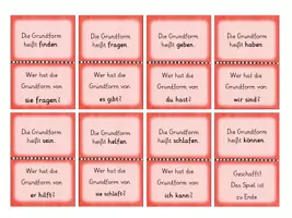 Vorschau - Spiele - Kl.2: Lesespiel Verben (regelmäßig und unregelmäßig) - Seite 3