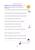 Vorschau - Arbeitsblätter - Englisch B If-sentences 1 - 3 (04-26) - Deckblatt