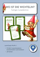 Vorschau - Spiele - Lesedomino Wichtelin – Bewegungsspiel zur Leseförderung - Deckblatt