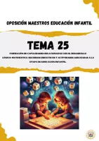 Vista previa - Para docentes: organización, planificación y formación - Tema 25 Oposición Educación Infantil - Portada