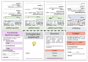 Vorschau - Arbeitsblätter - Buddy-Book Satzglieder ab Klasse 5 - Seite 2