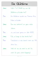 Vorschau - Arbeitsblätter - Dialoggeschichten Jana und Tim 2 - zum Vorlesen üben - Seite 3