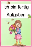 Vorschau - Arbeitsblätter - Frühling | Ich bin fertig Aufgaben | Klasse 2 | Freiarbeit - Seite 1