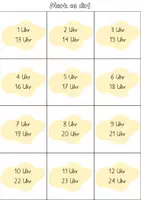 Vorschau - Spiele - Merk es dir!: Uhrzeiten – Ganze Stunden - Seite 1