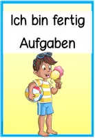 Vorschau - Arbeitsblätter - Sommer | Freiarbeit | Vertretungsstunden | Klasse 1 - Seite 1