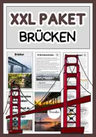Vorschau - Unterrichtsreihen - Brücken - Bauen und Konstruieren - Deckblatt