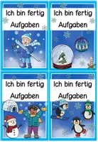 Vorschau - Arbeitsblätter - Winter | Zusatzaufgaben | Klasse 2 | Ich bin fertig Aufgaben - Seite 2