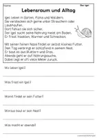 Vorschau - Arbeitsblätter - Der Igel - Sachtexte für Erstleser | Leseverständnis Klasse 1 + 2 - Seite 2