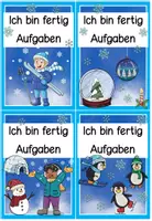 Vorschau - Arbeitsblätter - Winter | Ich bin fertig Aufgaben | Freiarbeit | Klasse 1 - Seite 2